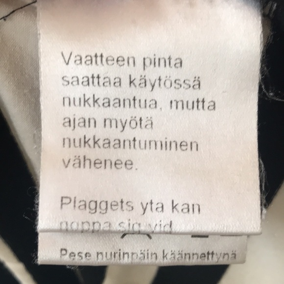 Marimekko Black and White Striped Dress - Picture 10 of 12